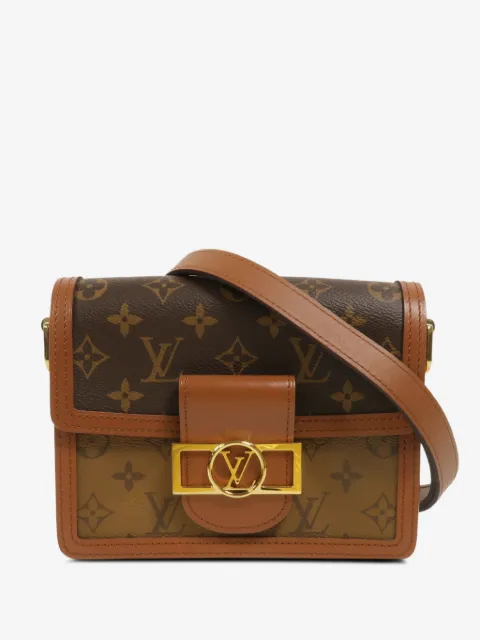 Louis Vuitton Pre-Owned bolsa de hombro Dauphine Monogram Reverse mini