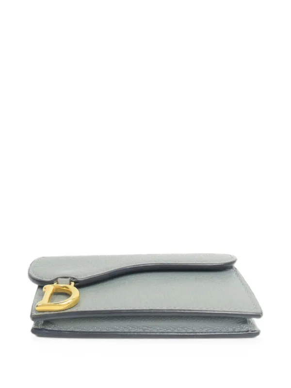 Dior SADDLE フラップ カードホルダー グレー 37595811_70333836_600.jpg