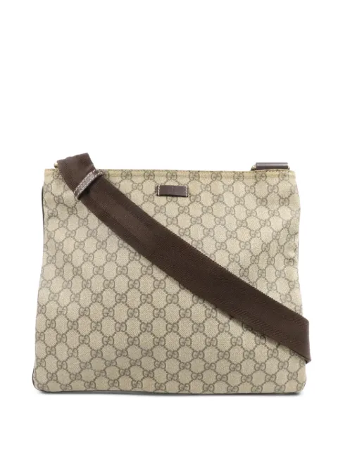 Gucci Pre-Owned bolso de hombro con motivo GG Supreme de lona revestida