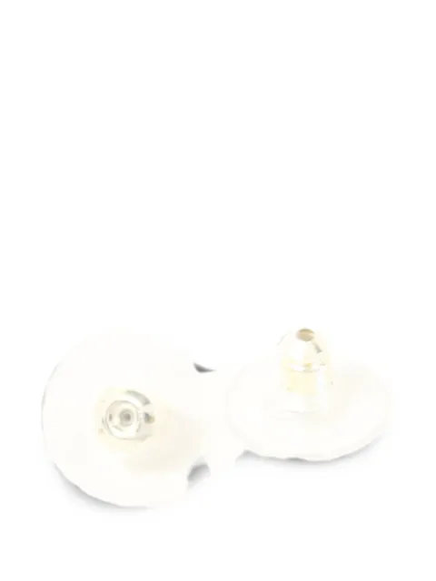CHANEL Pre-Owned CC heart earrings