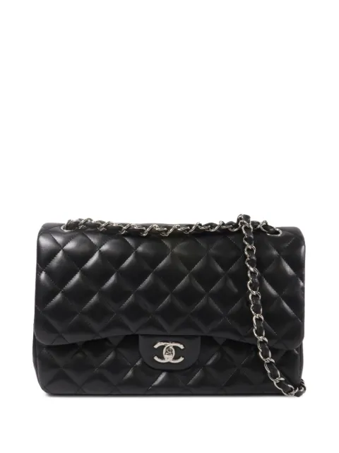 CHANEL Pre-Owned bolso de hombro grande con cierre giratorio CC
