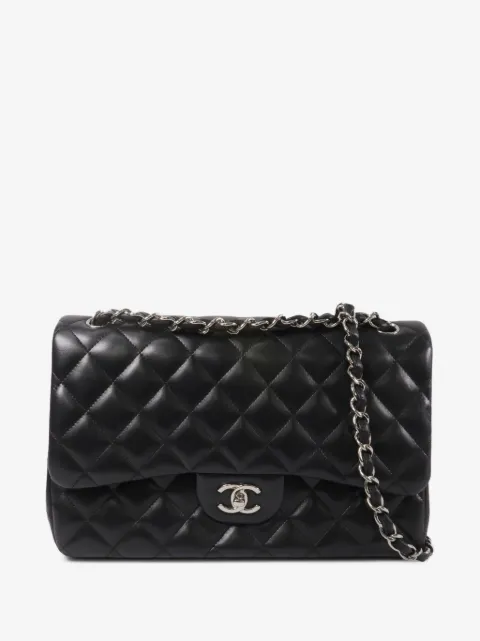 CHANEL Pre-Owned large CC Classic turn-lock shoulder bag