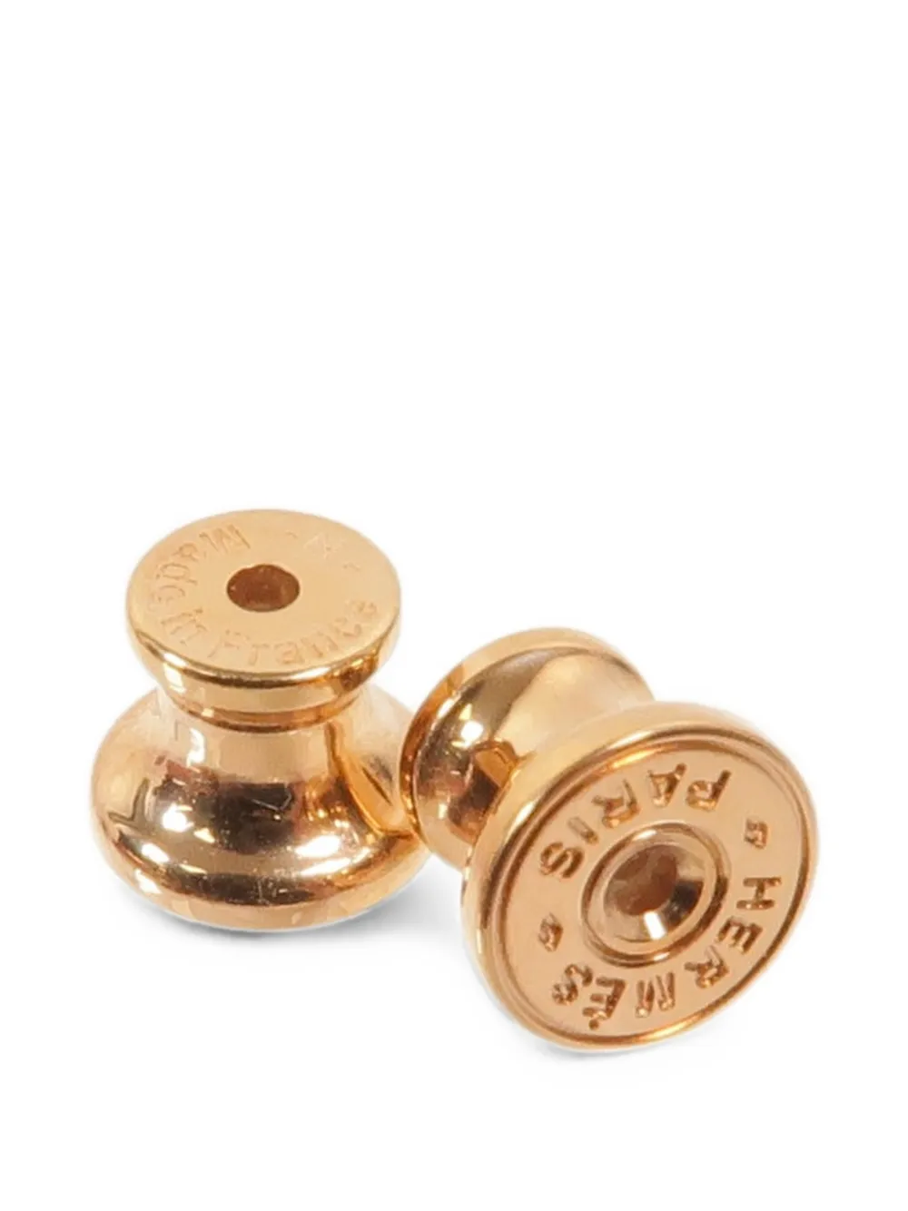 Hermès Pre-Owned Mini Maillon earrings - Gold