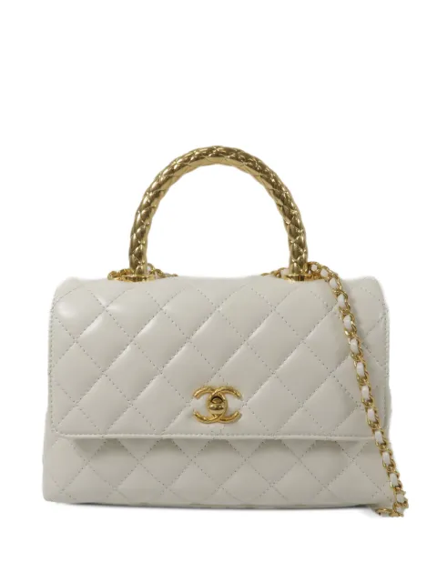 CHANEL Pre-Owned bolso de hombro Coco pequeño acolchado