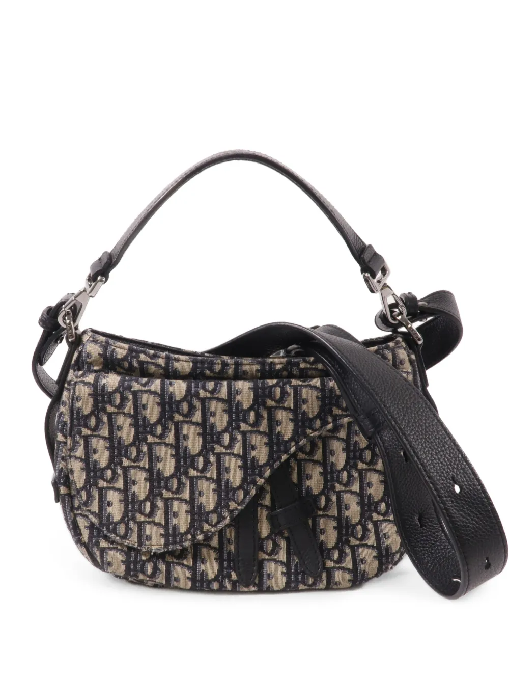 Christian Dior Pre-Owned Saddle Oblique shoulder bag - Toni neutri