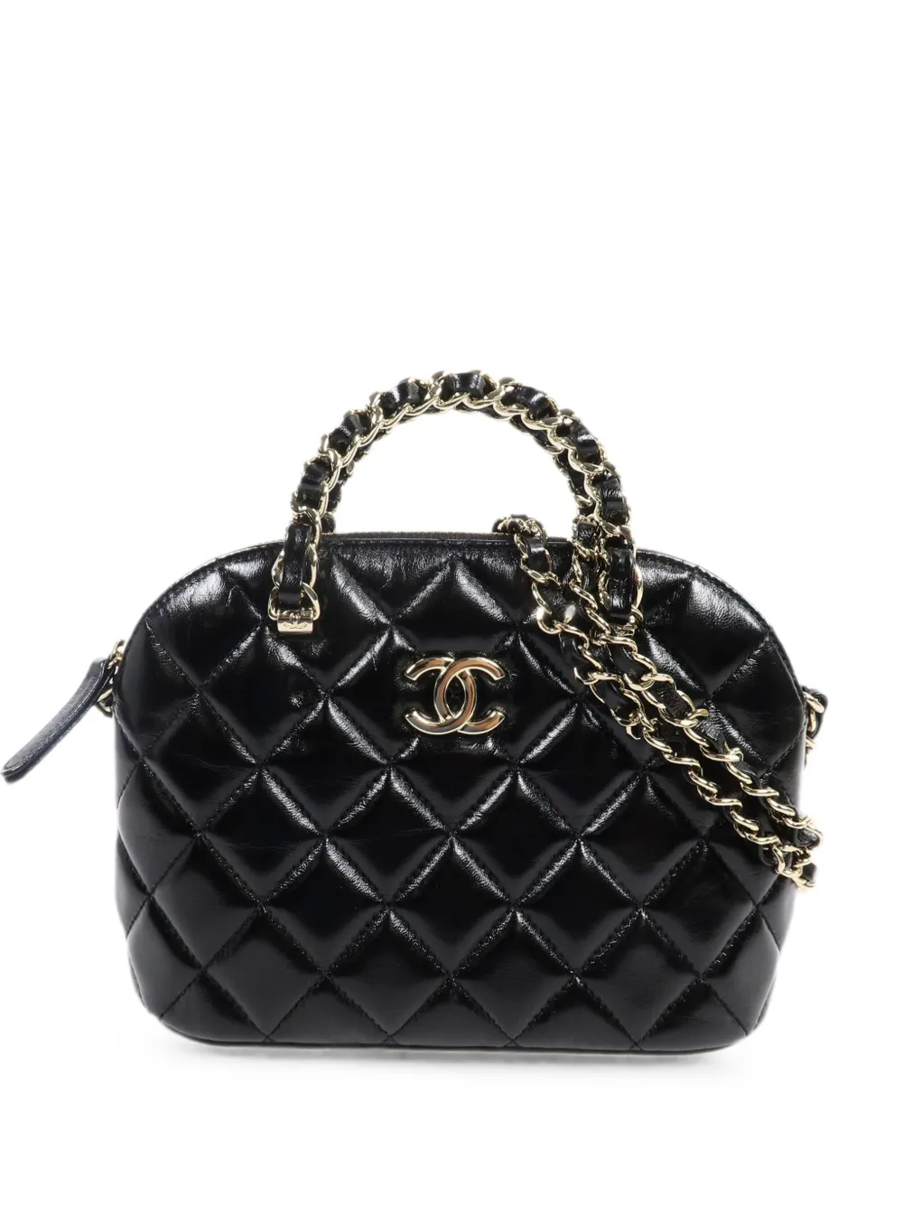 CHANEL Pre-Owned quilted CC shoulder bag - Black
