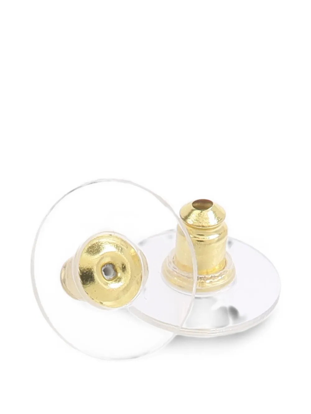 CHANEL Pre-Owned CC wing earrings - Oro