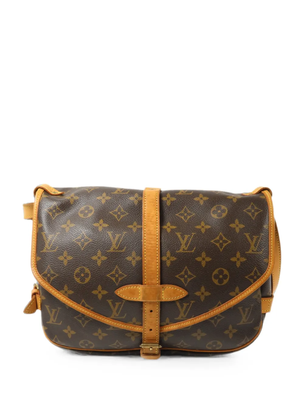 Louis Vuitton Pre-Owned Monogram Saumur shoulder bag - Brown