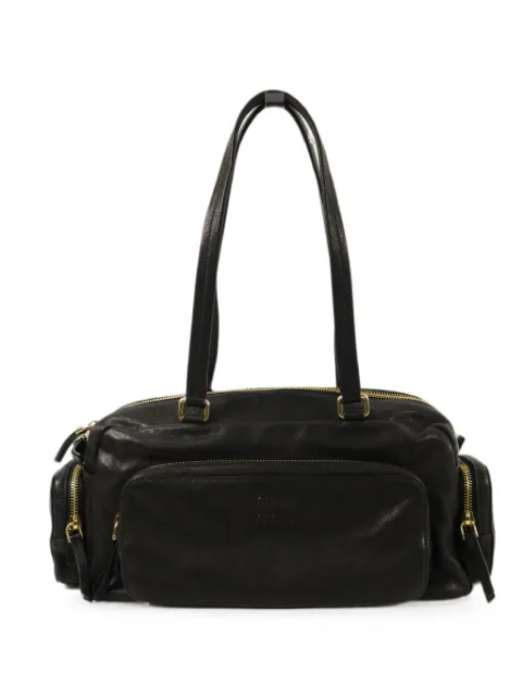Miu Miu Pre-Owned pocket leather shoulder bag