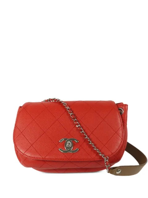 CHANEL Pre-Owned CC turn-lock quilted shoulder bag