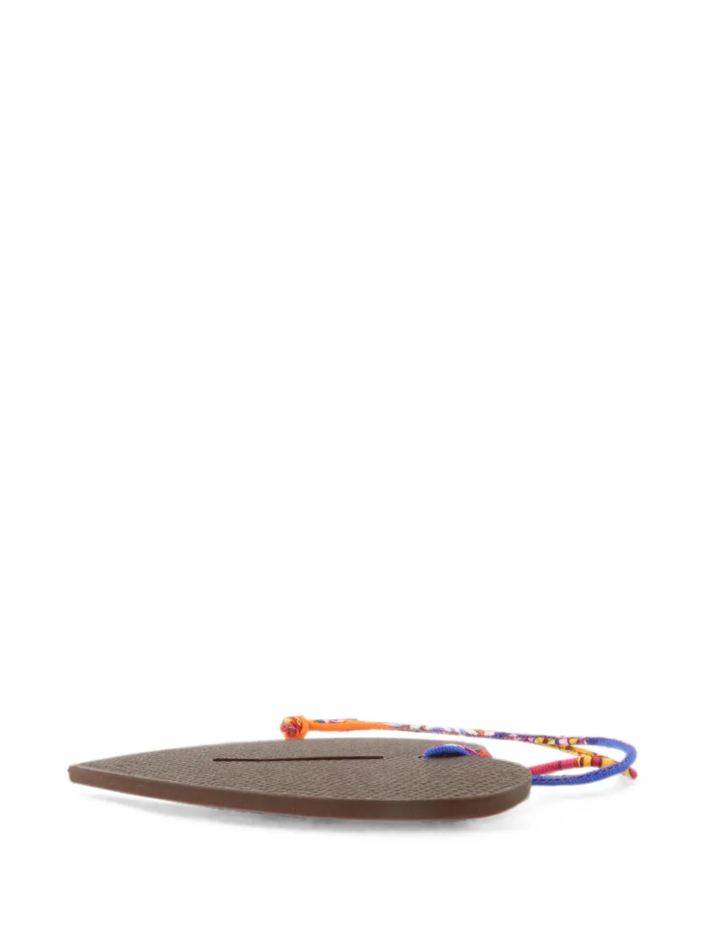 Hermès Pre-Owned Petit H Heart charm - Orange