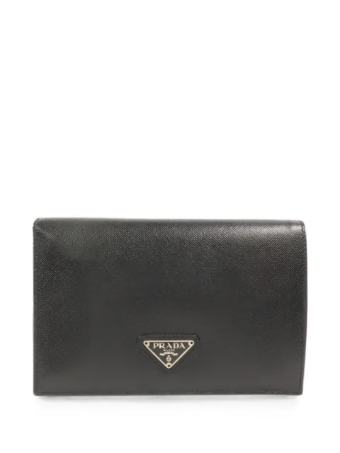 Prada Pre-Owned Saffiano leather long wallet