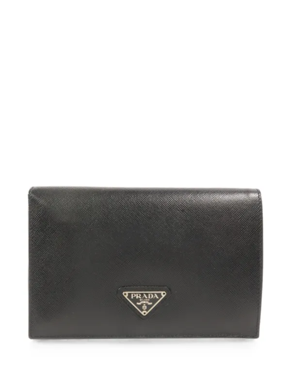 Prada Pre-Owned 長財布 | ブラック | FARFETCH JP