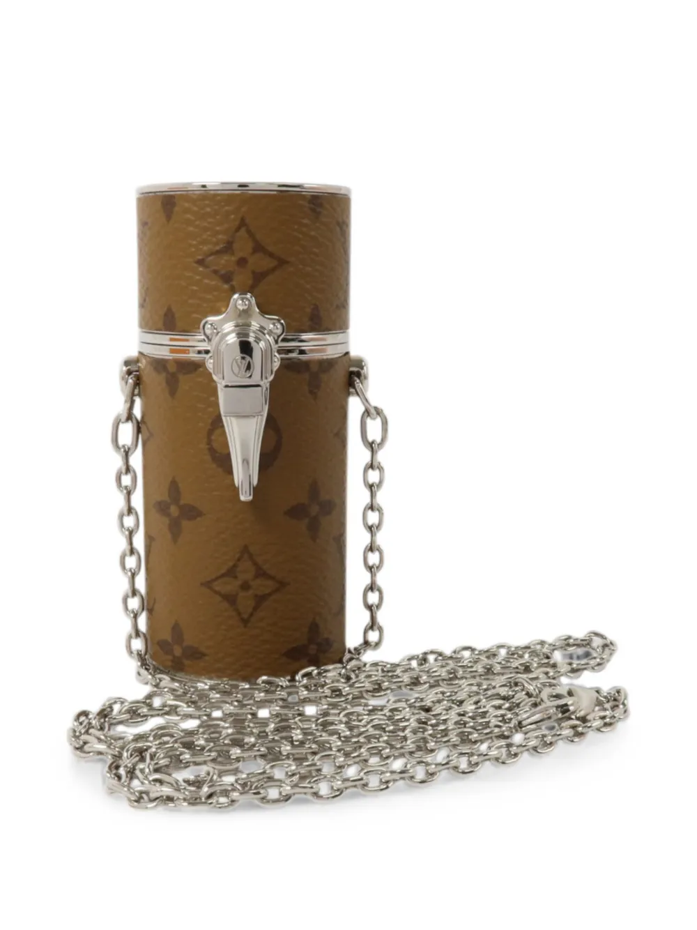 Louis Vuitton Pre-Owned Monogram Reverse lipstick case charm - Marrone