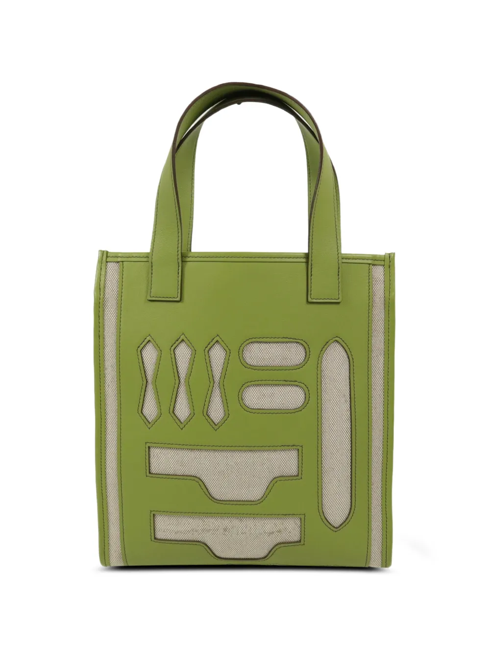 Hermès Pre-Owned Petit H Skeleton Vertical PM tote bag - Grün