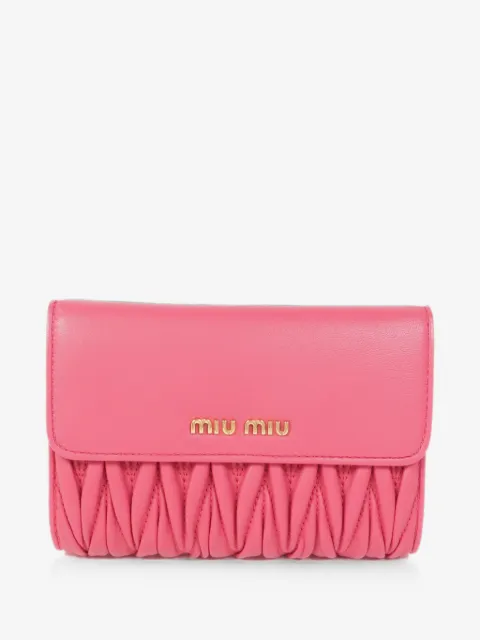 Miu Miu Pre-Owned cartera de piel