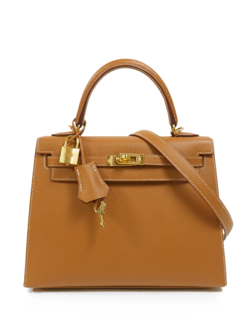 Hermès Pre-Owned 2021 25 Kelly tote bag - Brown