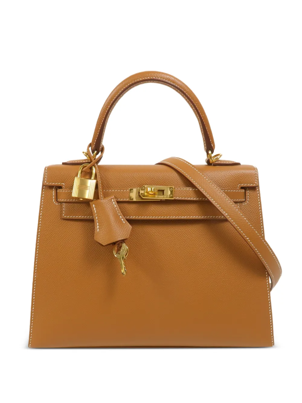 Hermès Pre-Owned 2021 25 Kelly tote bag - Braun