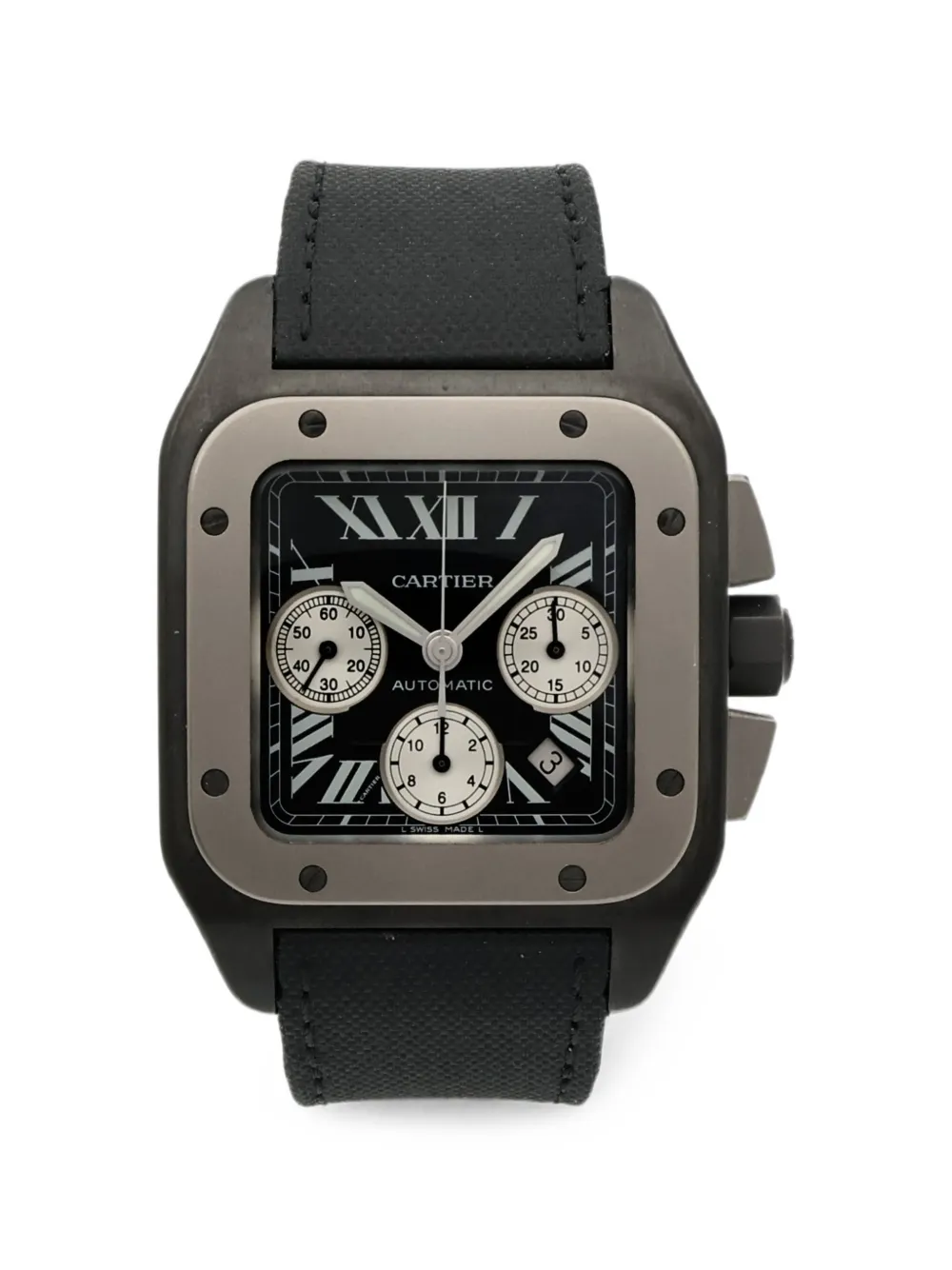 Cartier Santos 100 41mm watch | Black | Image 1