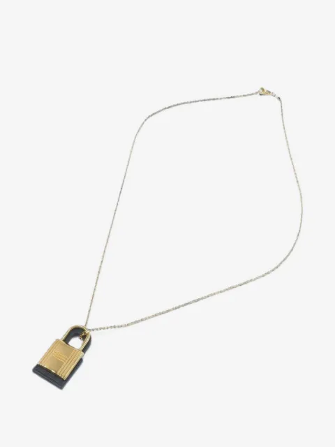 Hermès Pre-Owned O'Kelly calfskin necklace