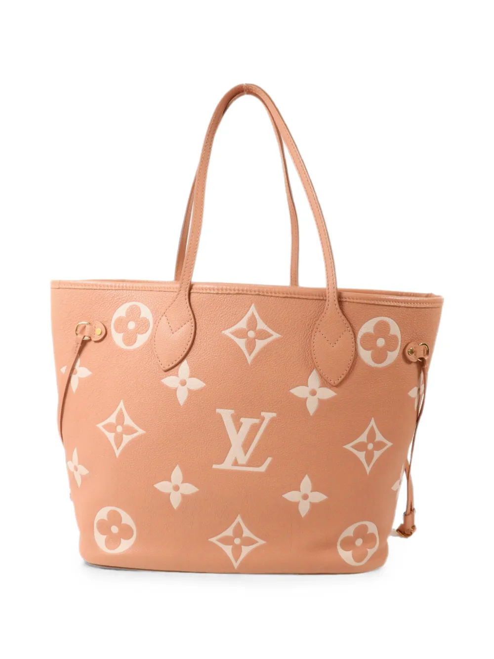 Louis Vuitton Pre-Owned MM Neverfull Monogram Empreinte tote bag - Orange