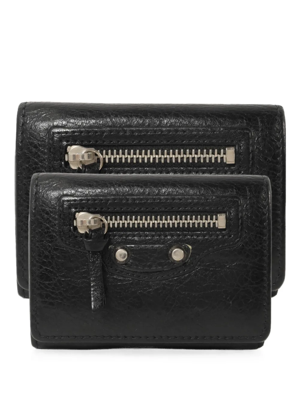 Balenciaga Pre-Owned studded card case - Schwarz