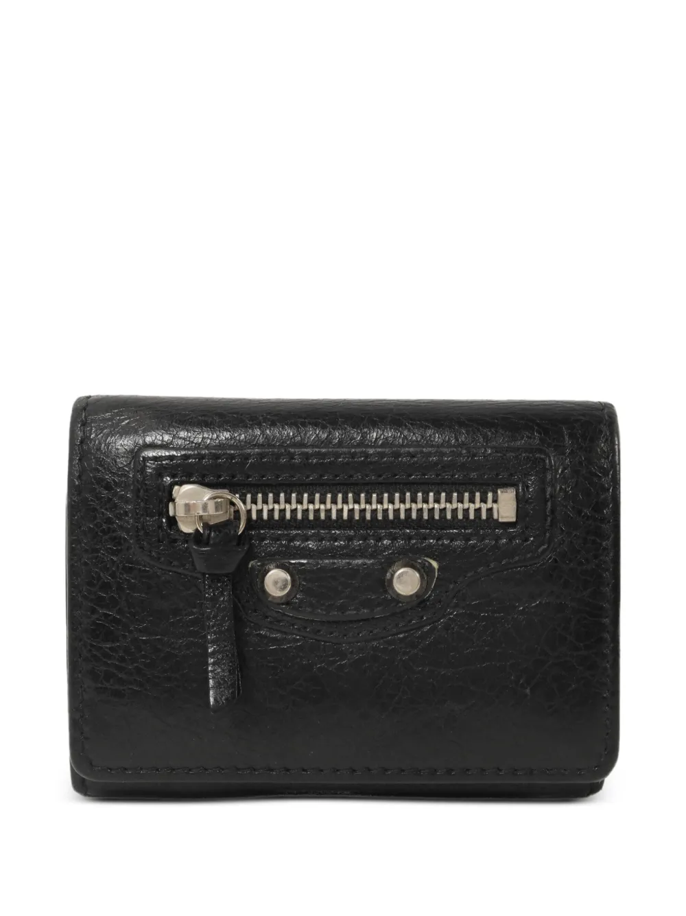 Balenciaga Pre-Owned studded card case - Nero
