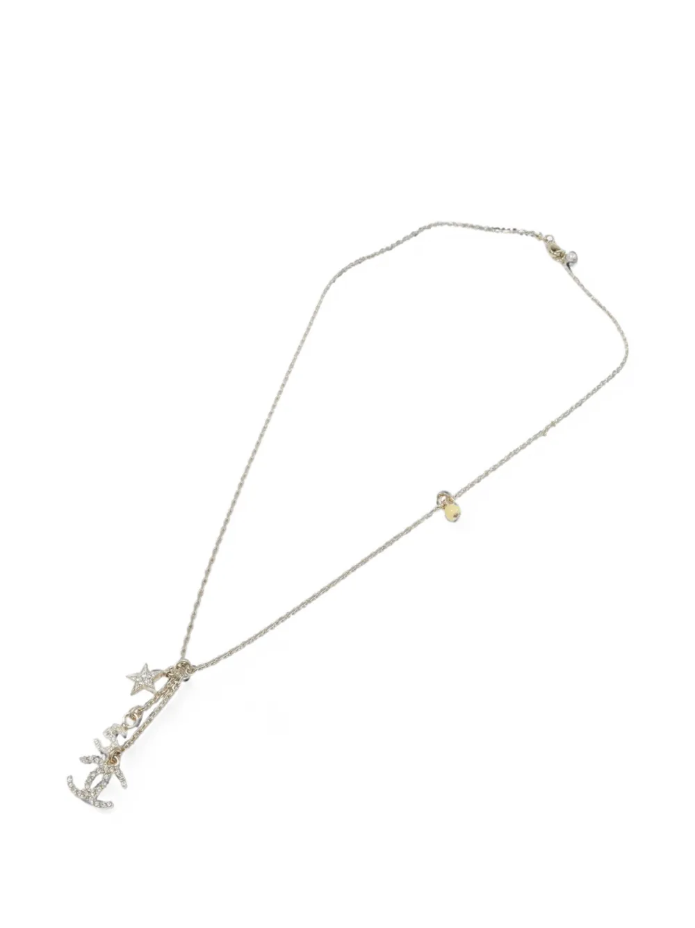 CHANEL Pre-Owned CC star necklace - Oro