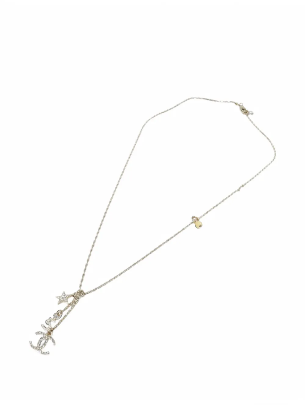 CHANEL Pre-Owned CC star necklace - Gold