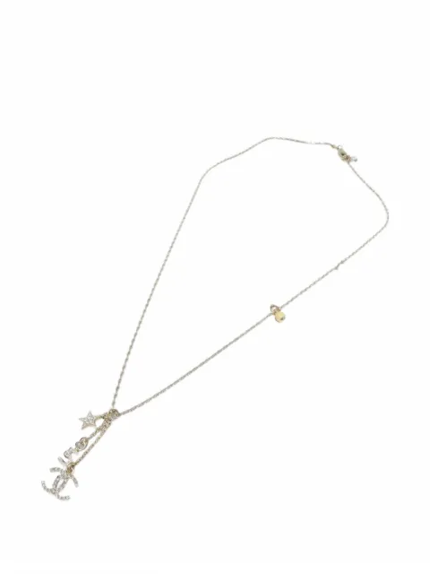 CHANEL Pre-Owned star-charm necklace