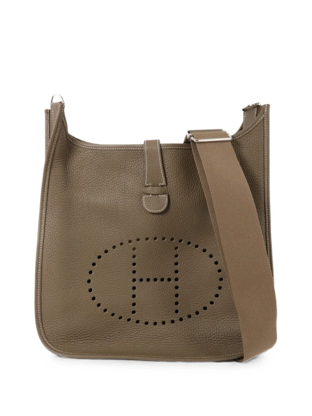 Hermès Pre-Owned GM Evelyne shoulder bag - Marrone