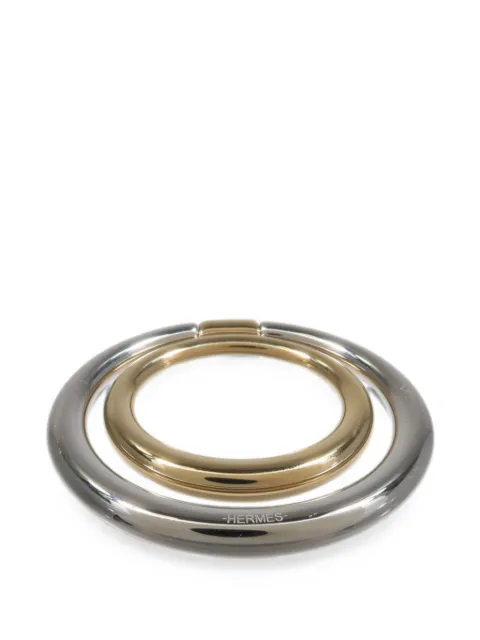 Hermès Pre-Owned logo-engraved ring