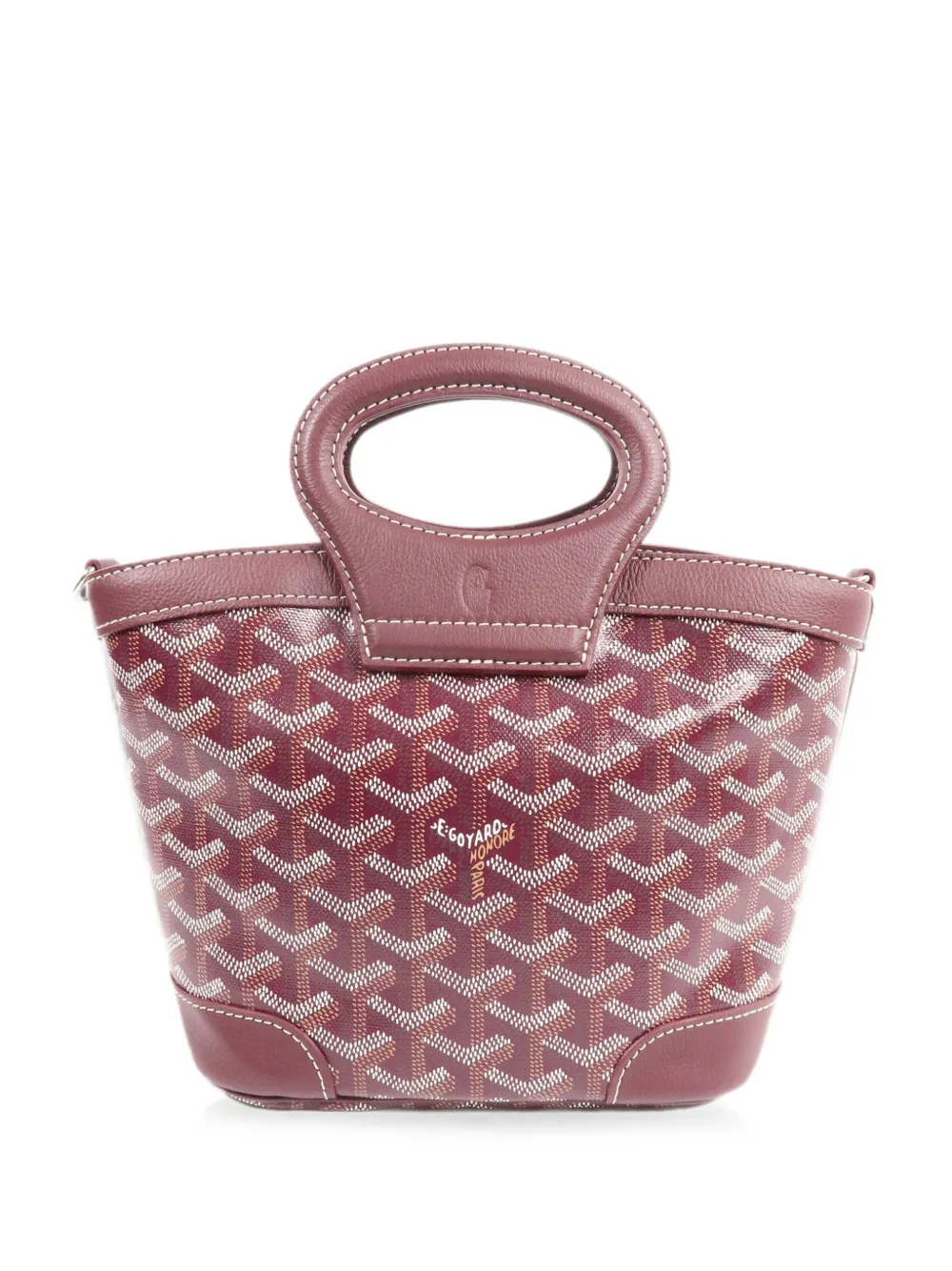 Goyard Pre-Owned mini Beluga Goyardine tote bag - Red