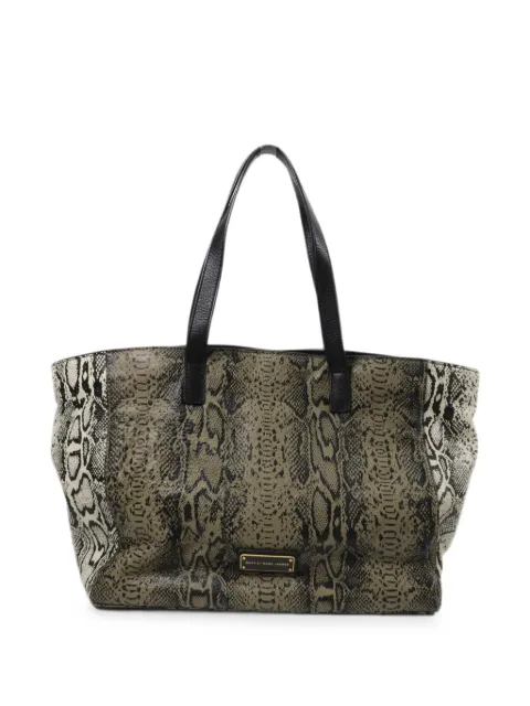 Marc Jacobs Vintage snake-print leather tote bag