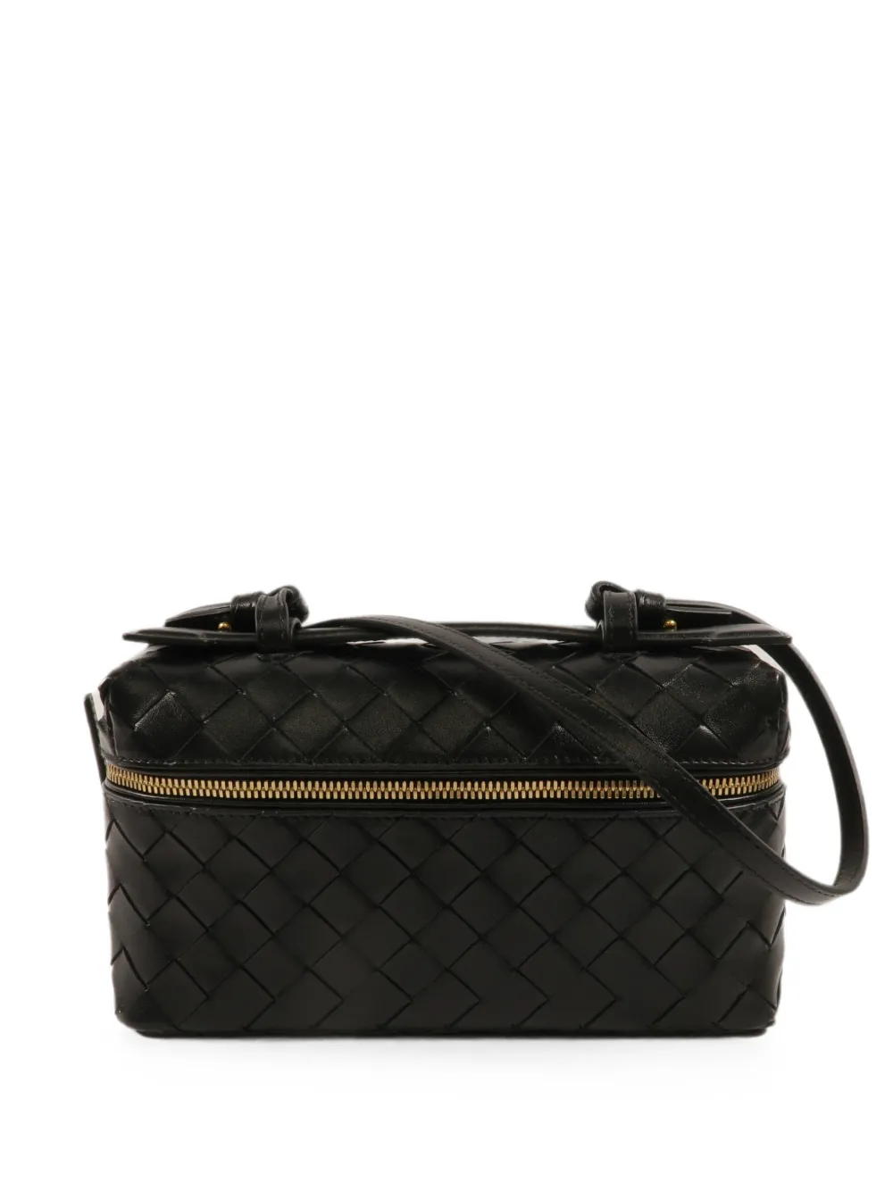 Bottega Veneta Pre-Owned Intrecciato messenger bag - Schwarz
