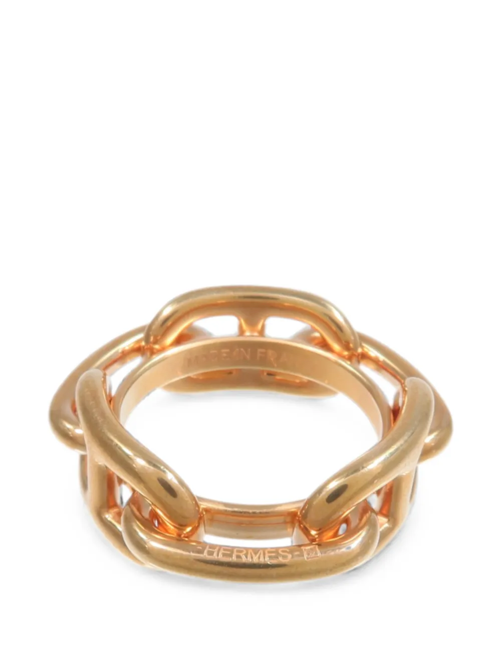 Hermès Pre-Owned Chaine d'Ancre scarf ring - Gold