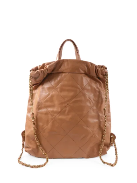 CHANEL Pre-Owned Chanel 22 quilted leather backpack