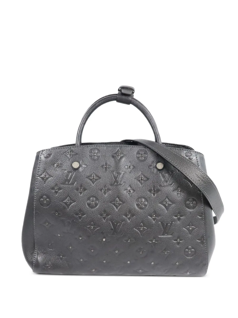 Louis Vuitton Pre-Owned BB Montaigne Monogram Empreinte tote bag - Schwarz