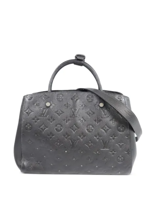 Louis Vuitton Pre-Owned BB Montaigne Monogram Empreinte tote bag