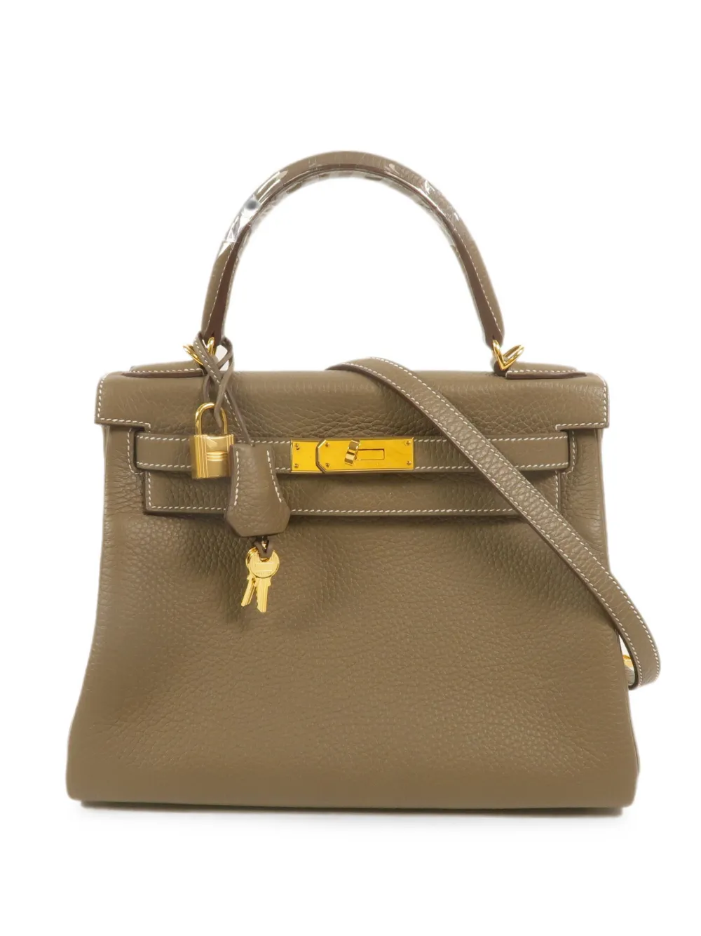 Hermès Pre-Owned 2024 28 Kelly tote bag - Grigio