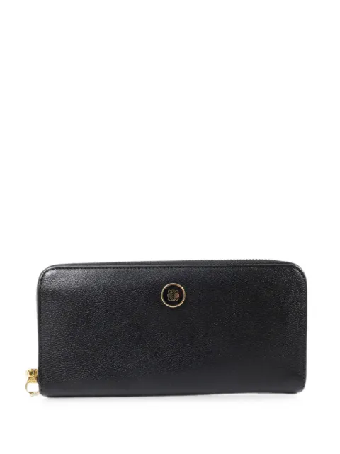 Loewe Pre-Owned logo-plaque leather wallet