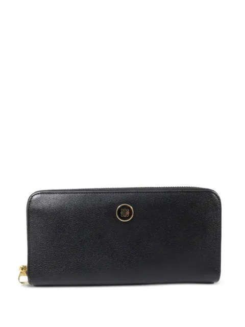 Loewe Pre-Owned logo-plaque leather wallet