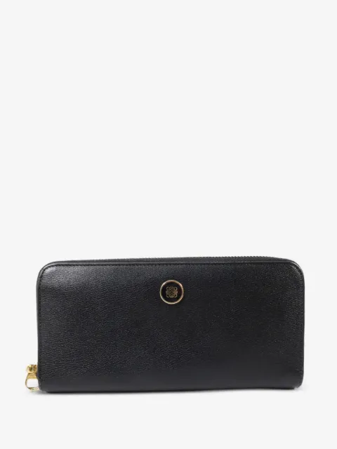 Loewe Pre-Owned logo-plaque leather wallet