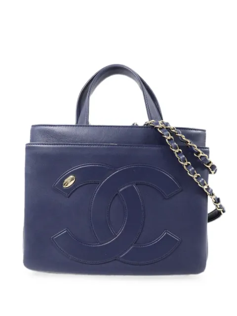 CHANEL Pre-Owned tote con logo CC
