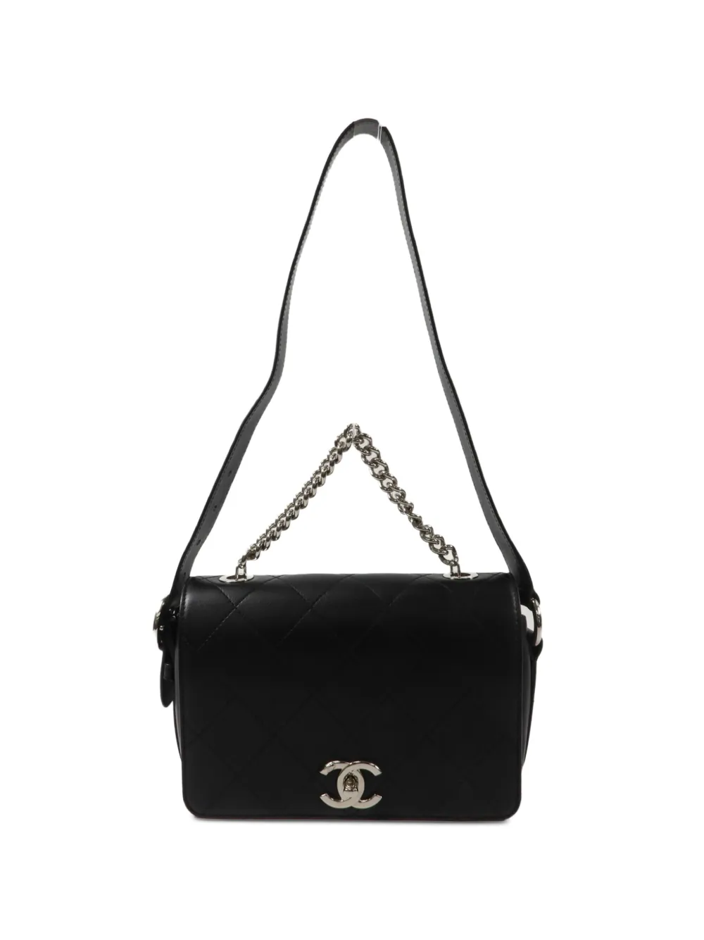 CHANEL Pre-Owned CC logo-plaque quilted tote bag - Nero