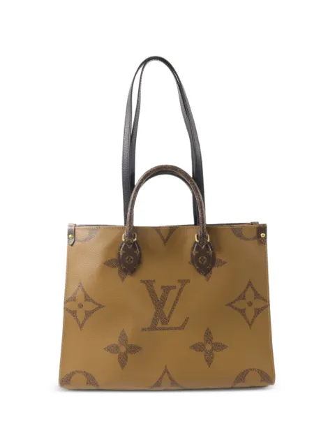Louis Vuitton Pre-Owned MM On The Go Monogram Giant canvas tote bag