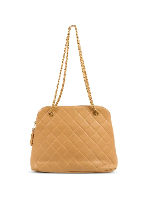 CHANEL Pre-Owned diamond-quilting shoulder bag