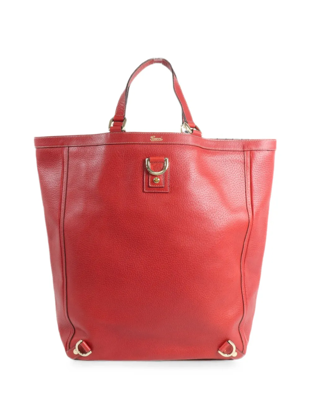 Gucci Pre-Owned logo-print tote bag - Red