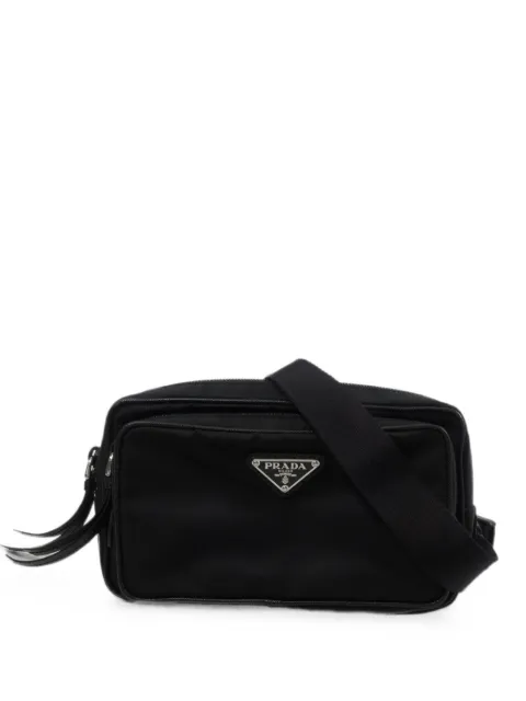 Prada Pre-Owned logo-plaque belt bag