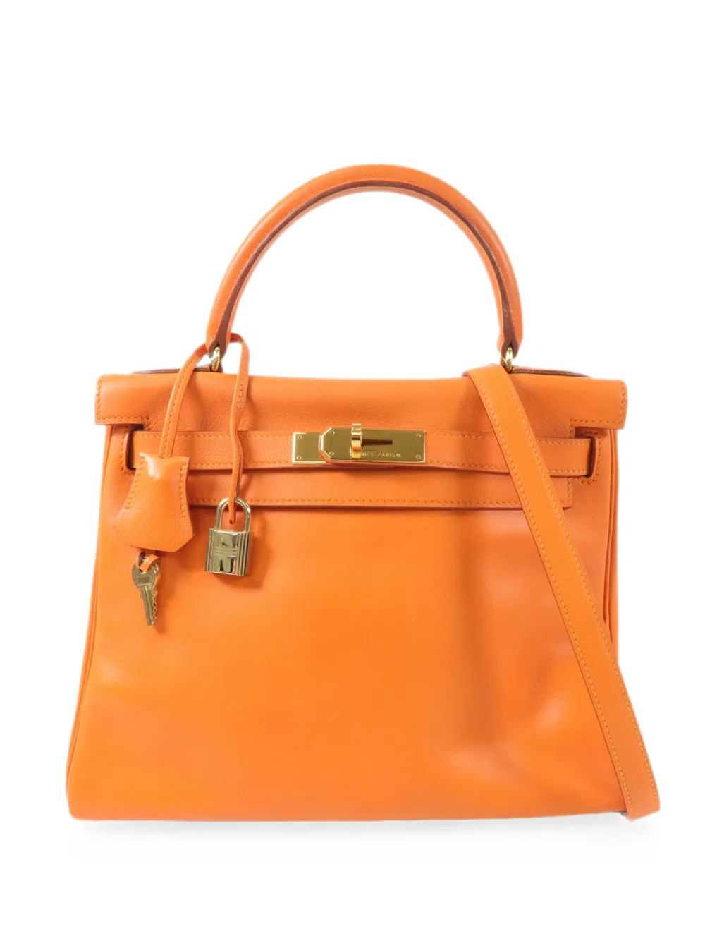 Hermès Pre-Owned 28 Kelly tote bag - Orange